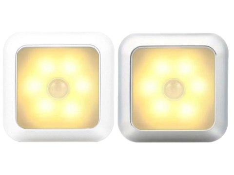Lampka samoprzylepna z czujnikiem ruchu nocna na schody podszafkowa led Lampka samoprzylepna z czujnikiem ruchu nocna na schody podszafkowa led