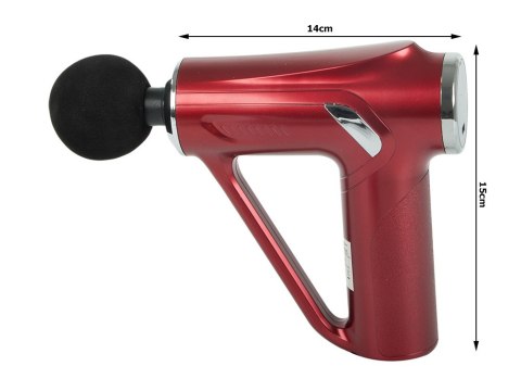 Pistolet do masażu pleców ciała nóg masażer mocny massage gun 4 końcówki Pistolet do masażu pleców ciała nóg masażer mocny massage gun 4 końcówki