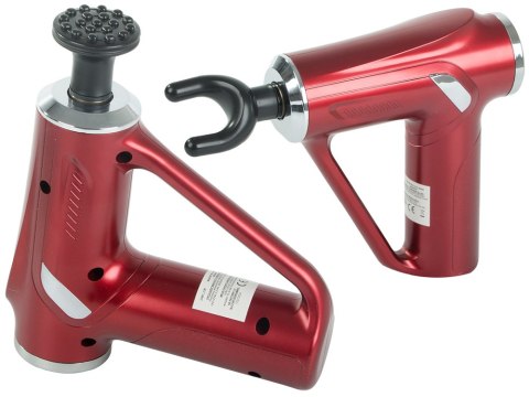 Pistolet do masażu pleców ciała nóg masażer mocny massage gun 4 końcówki Pistolet do masażu pleców ciała nóg masażer mocny massage gun 4 końcówki