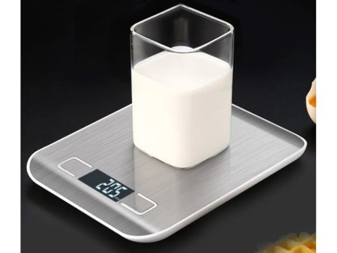 Precyzyjna waga kuchenna elektroniczna 5kg/1g domowa wyświetlacz lcd stal Precyzyjna waga kuchenna elektroniczna 5kg/1g domowa wyświetlacz lcd stal