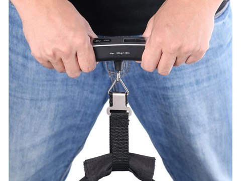 Waga elektroniczna bagażowa lotnicza podróżna turystyczna do walizki 50kg Waga elektroniczna bagażowa lotnicza podróżna turystyczna do walizki 50kg