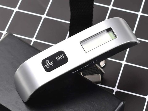 Waga elektroniczna bagażowa lotnicza podróżna turystyczna do walizki 50kg Waga elektroniczna bagażowa lotnicza podróżna turystyczna do walizki 50kg