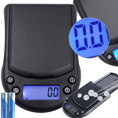 Waga kieszonkowa jubilerska 500g/0,1g precyzyjna gramowa elektroniczna Waga kieszonkowa jubilerska 500g/0,1g precyzyjna gramowa elektroniczna