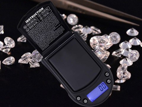 Waga kieszonkowa jubilerska 500g/0,1g precyzyjna gramowa elektroniczna Waga kieszonkowa jubilerska 500g/0,1g precyzyjna gramowa elektroniczna