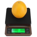Waga kuchenna do parzenia kawy elektroniczna dokładna stoper tara 5kg 0,1g
