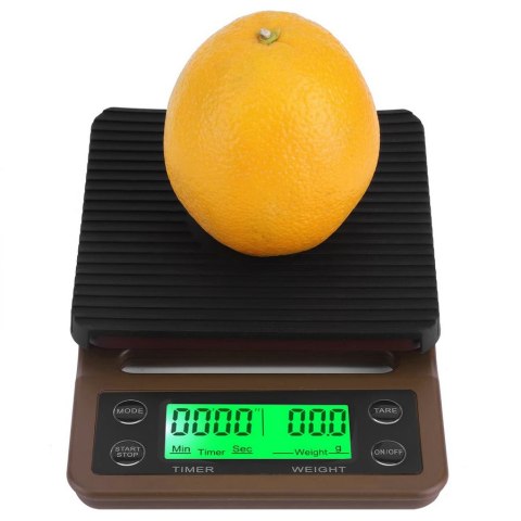 Waga kuchenna do parzenia kawy elektroniczna dokładna stoper tara 5kg 0,1g Waga kuchenna do parzenia kawy elektroniczna dokładna stoper tara 5kg 0,1g