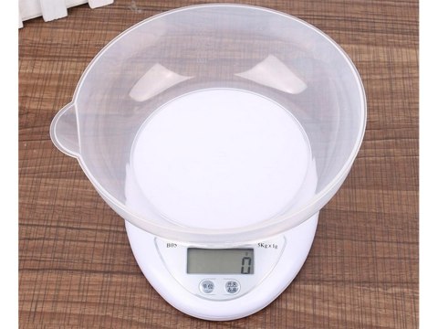 Waga kuchenna elektroniczna cyfrowa z misą miska 5kg lcd dokładna miarka Waga kuchenna elektroniczna cyfrowa z misą miska 5kg lcd dokładna miarka