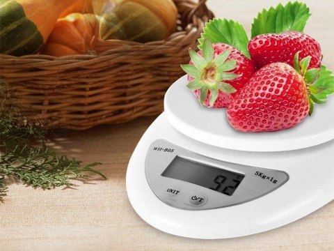 Waga kuchenna elektroniczna cyfrowa z misą miska 5kg lcd dokładna miarka Waga kuchenna elektroniczna cyfrowa z misą miska 5kg lcd dokładna miarka