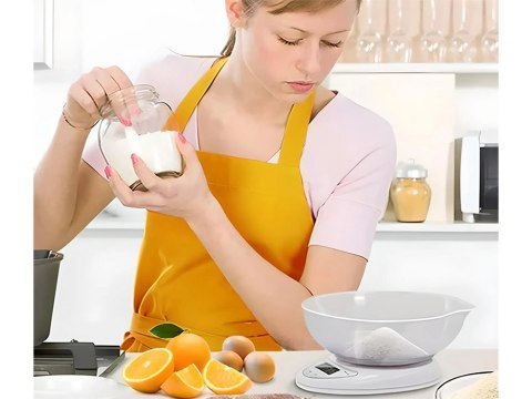 Waga kuchenna elektroniczna cyfrowa z misą miska 5kg lcd dokładna miarka Waga kuchenna elektroniczna cyfrowa z misą miska 5kg lcd dokładna miarka