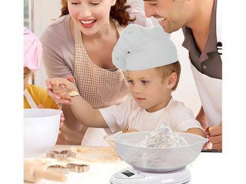 Waga kuchenna elektroniczna cyfrowa z misą miska 5kg lcd dokładna miarka Waga kuchenna elektroniczna cyfrowa z misą miska 5kg lcd dokładna miarka