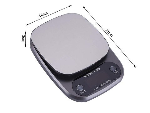 Waga kuchenna elektroniczna lcd domowa dokładna precyzyjna do 10kg 1g Waga kuchenna elektroniczna lcd domowa dokładna precyzyjna do 10kg 1g
