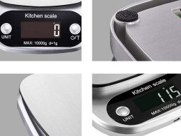 Waga kuchenna elektroniczna lcd domowa dokładna precyzyjna do 10kg 1g