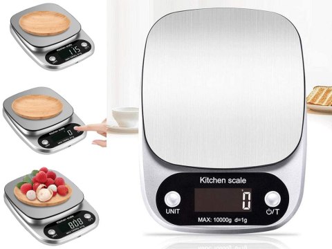 Waga kuchenna elektroniczna lcd domowa dokładna precyzyjna do 10kg 1g Waga kuchenna elektroniczna lcd domowa dokładna precyzyjna do 10kg 1g