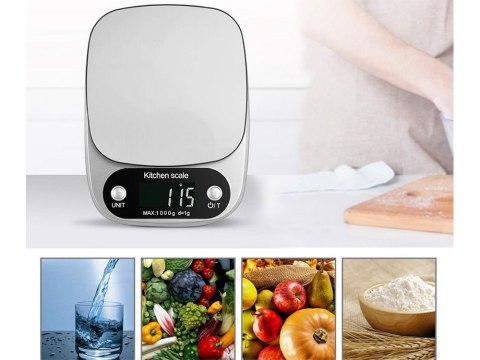 Waga kuchenna elektroniczna lcd domowa dokładna precyzyjna do 10kg 1g Waga kuchenna elektroniczna lcd domowa dokładna precyzyjna do 10kg 1g