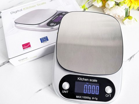 Waga kuchenna elektroniczna lcd domowa dokładna precyzyjna do 10kg 1g Waga kuchenna elektroniczna lcd domowa dokładna precyzyjna do 10kg 1g