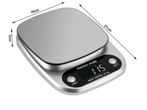 Waga kuchenna elektroniczna lcd domowa dokładna precyzyjna do 10kg 1g Waga kuchenna elektroniczna lcd domowa dokładna precyzyjna do 10kg 1g