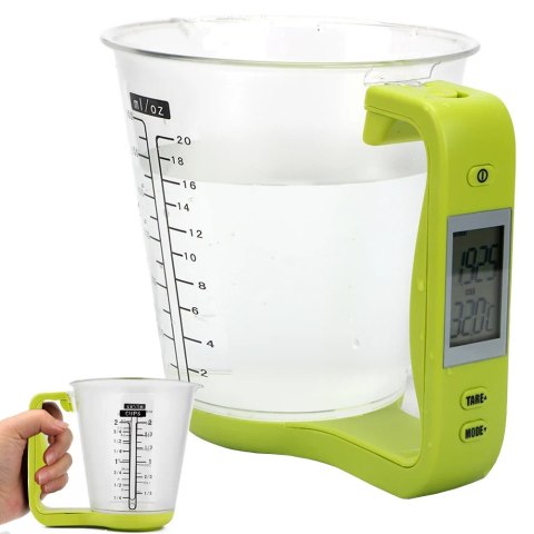 Waga kuchenna kubek elektroniczna lcd cyfrowa precyzyjna do ważenia 1kg/1g Waga kuchenna kubek elektroniczna lcd cyfrowa precyzyjna do ważenia 1kg/1g