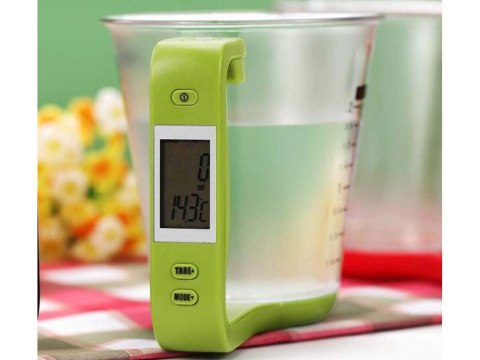 Waga kuchenna kubek elektroniczna lcd cyfrowa precyzyjna do ważenia 1kg/1g Waga kuchenna kubek elektroniczna lcd cyfrowa precyzyjna do ważenia 1kg/1g