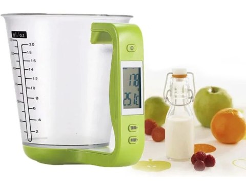 Waga kuchenna kubek elektroniczna lcd cyfrowa precyzyjna do ważenia 1kg/1g Waga kuchenna kubek elektroniczna lcd cyfrowa precyzyjna do ważenia 1kg/1g