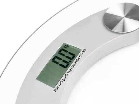 Waga łazienkowa elektroniczna 180kg szklana lcd analityczna przezroczysta Waga łazienkowa elektroniczna 180kg szklana lcd analityczna przezroczysta