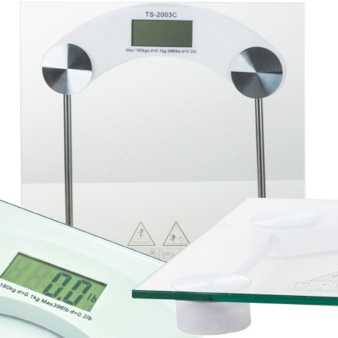 Waga łazienkowa elektroniczna 180kg szklana lcd przezroczysta do łazienki Waga łazienkowa elektroniczna 180kg szklana lcd przezroczysta do łazienki