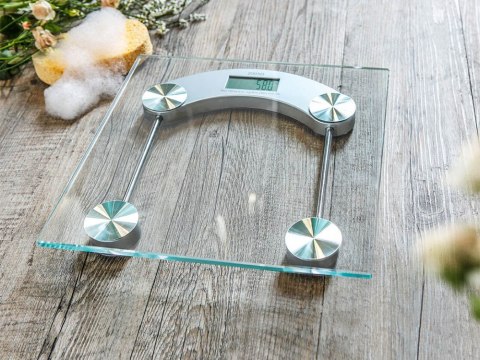 Waga łazienkowa elektroniczna 180kg szklana lcd przezroczysta do łazienki Waga łazienkowa elektroniczna 180kg szklana lcd przezroczysta do łazienki