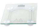Waga łazienkowa elektroniczna 180kg szklana lcd przezroczysta do łazienki