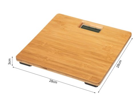 Waga łazienkowa elektroniczna bambusowa cyfrowa lcd temperatura 180kg Waga łazienkowa elektroniczna bambusowa cyfrowa lcd temperatura 180kg