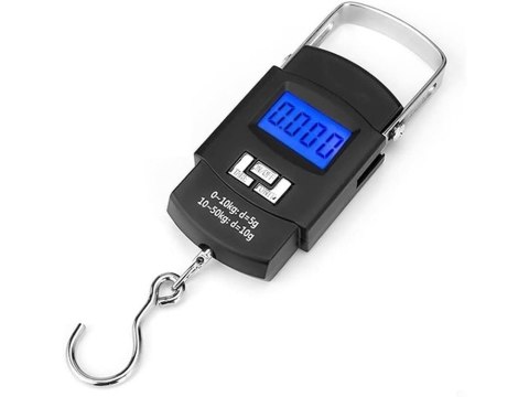 Waga wędkarska hakowa bagażowa podróżna wisząca elektroniczna lcd 50kg Waga wędkarska hakowa bagażowa podróżna wisząca elektroniczna lcd 50kg