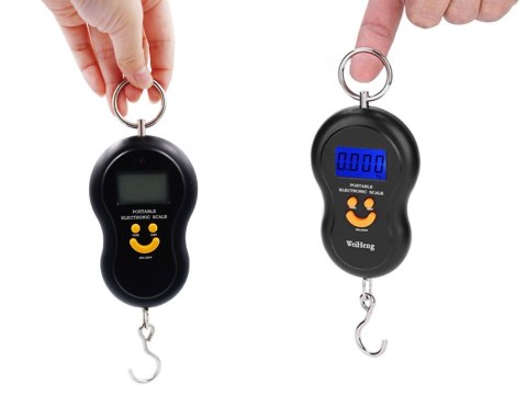 Waga wędkarska hakowa bagażowa podróżna wisząca elektroniczna lcd 50kg Waga wędkarska hakowa bagażowa podróżna wisząca elektroniczna lcd 50kg