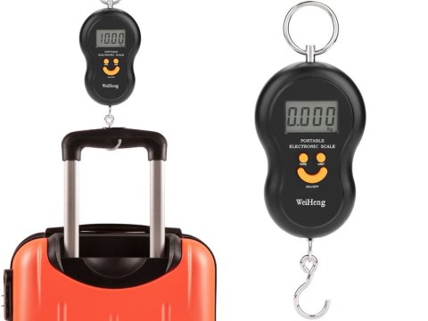 Waga wędkarska hakowa bagażowa podróżna wisząca elektroniczna lcd 50kg Waga wędkarska hakowa bagażowa podróżna wisząca elektroniczna lcd 50kg