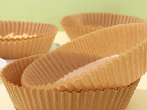 Wkład papierowy do frytkownicy beztłuszczowej okrągły air fryer 50szt Wkład papierowy do frytkownicy beztłuszczowej okrągły air fryer 50szt