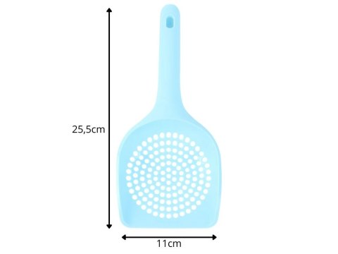 Łopatka do kuwety kota duża szpatułka do żwirku plastikowa wytrzymała Łopatka do kuwety kota duża szpatułka do żwirku plastikowa wytrzymała