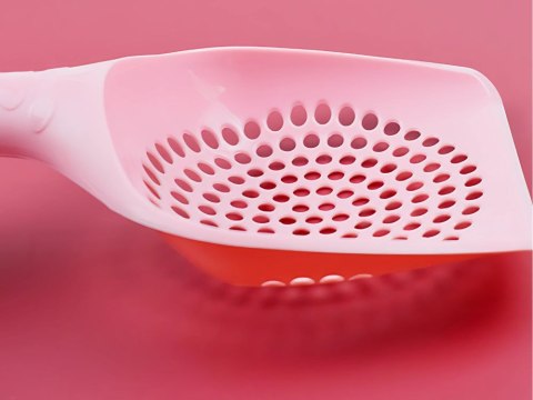 Łopatka do kuwety kota duża szpatułka do żwirku plastikowa wytrzymała Łopatka do kuwety kota duża szpatułka do żwirku plastikowa wytrzymała