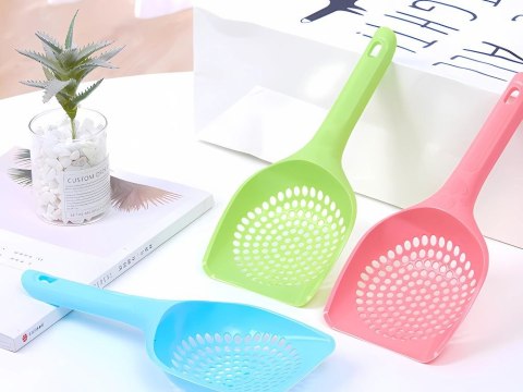 Łopatka do kuwety kota duża szpatułka do żwirku plastikowa wytrzymała Łopatka do kuwety kota duża szpatułka do żwirku plastikowa wytrzymała