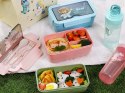 Lunchbox śniadaniówka pojemnik na śniadanie do szkoły przegródki sztućce