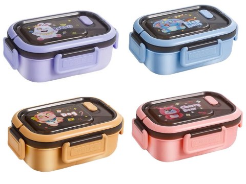 Lunchbox śniadaniówka pojemnik na śniadanie obiad z przegródkami sztućce Lunchbox śniadaniówka pojemnik na śniadanie obiad z przegródkami sztućce