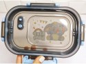 Lunchbox śniadaniówka pojemnik na śniadanie obiad z przegródkami sztućce