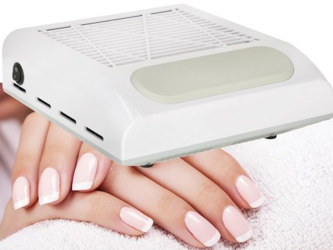 Pochłaniacz pyłu do paznokci bezworkowy kasetowy manicure 80w z filtrem Pochłaniacz pyłu do paznokci bezworkowy kasetowy manicure 80w z filtrem