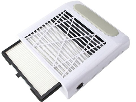 Pochłaniacz pyłu do paznokci bezworkowy kasetowy manicure 80w z filtrem Pochłaniacz pyłu do paznokci bezworkowy kasetowy manicure 80w z filtrem