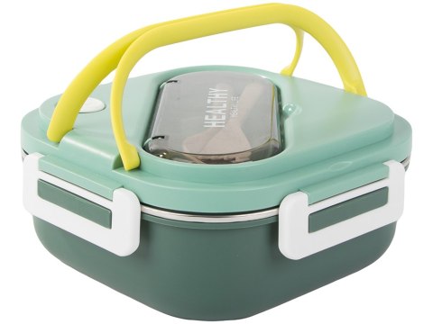 Śniadaniówka z przegródkami pojemnik sztućce lunchbox do mikrofali 1000ml Śniadaniówka z przegródkami pojemnik sztućce lunchbox do mikrofali 1000ml