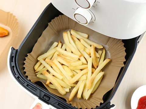 Wkład papierowy do frytkownicy beztłuszczowej do pieczenia air fryer 50 szt Wkład papierowy do frytkownicy beztłuszczowej do pieczenia air fryer 50 szt
