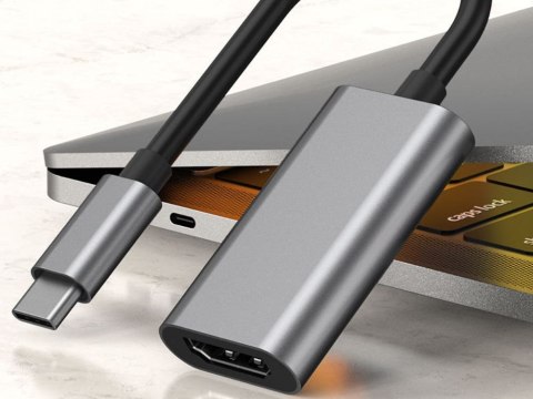 Adapter przejściówka kabel usb-c na hdmi 4k 60hz 18cm usb 3.1-c do laptopa Adapter przejściówka kabel usb-c na hdmi 4k 60hz 18cm usb 3.1-c do laptopa