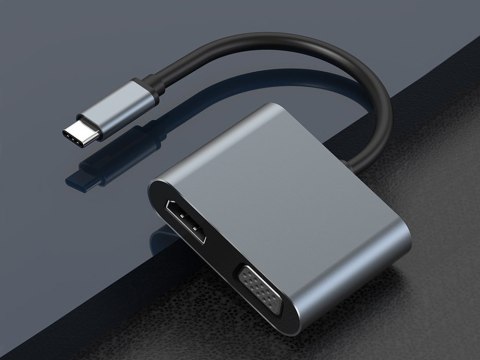 Adapter przejściówka usb-c do hdmi 4k vga hub usb 3.0 usb-c power delivery Adapter przejściówka usb-c do hdmi 4k vga hub usb 3.0 usb-c power delivery