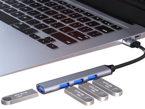 Hub rozdzielacz usb 3.0 5gb/s adapter stacja rozgałęźnik 4x porty usb 3.0 Hub rozdzielacz usb 3.0 5gb/s adapter stacja rozgałęźnik 4x porty usb 3.0