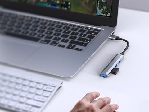 Hub rozdzielacz usb 3.0 5gb/s adapter stacja rozgałęźnik 4x porty usb 3.0 Hub rozdzielacz usb 3.0 5gb/s adapter stacja rozgałęźnik 4x porty usb 3.0