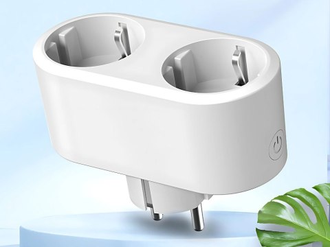 Inteligentne gniazdko podwójne elektryczne wifi smart timer 16a aplikacja Inteligentne gniazdko podwójne elektryczne wifi smart timer 16a aplikacja