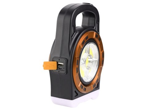 Latarka solarna przenośna lampka akumulatorowa led powerbank reflektor moc Latarka solarna przenośna lampka akumulatorowa led powerbank reflektor moc