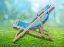 Leżak drewniany leżaki plażowy składany ogrodowy poduszka fotel na plażę