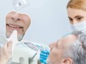 Lusterko do makijażu kosmetyczne dentystyczne ręczne w kształcie zęba